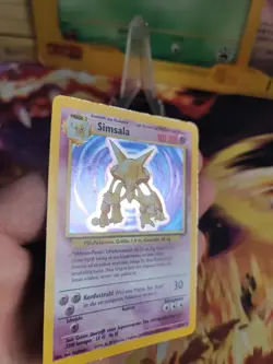 Pokemon Karte Card Simsala Alakazam Base Basis Set German Clean Holo Wotc Exc-NM - Image 5