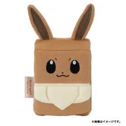 Pokemon Card Game Plush Deck Case Eevee Pokemon Center Original Japan Fluffy New - Image 1