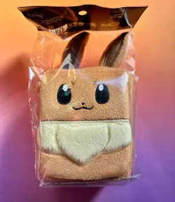 Pokemon Card Game Plush Deck Case Eevee Pokemon Center Original Japan Fluffy New - Image 2