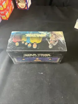 FLEER STAR TREK COLLECTIBLE CARD GAME FACTORY SEALED 12 DECK STARTER BOX - CCG - Image 1