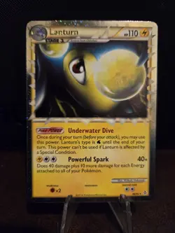 Pokemon TCG Lanturn Prime 86/95 HGSS Unleashed Holo 🌟🌟🌟 2010 - Image 1