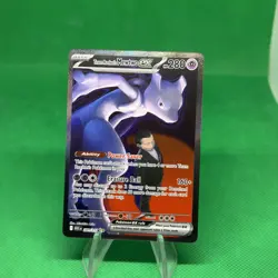 Pokemon Team Rocket's Mewtwo EX Special Illustration Rare Holo 281/217 MINT NM - Image 1