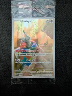 Sealed Mimikyu 075 Holo Promo Scarlet & Violet Promo Pokemon Near Mint - Image 1