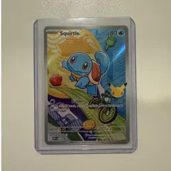 Squirtle 039 First Partner Illustration Promo Pokemon NM Pack Fresh - Image 1