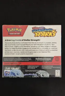Pokemon TCG Scarlet Violet Surging Sparks Booster Box Factory Sealed SV08 - Image 3
