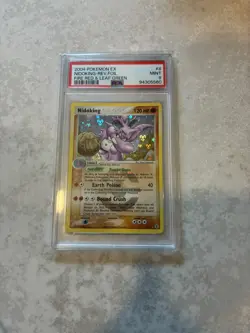 Pokemon 2004 Nidoking EX FireRed LeafGreen 8/112 Reverse Holo Rare PSA 9 - Image 1