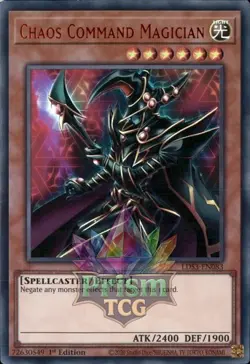1st ed Chaos Command Magician ultra rare LDS3-EN083 Yugioh - Image 1
