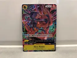One Piece CCG OP09-107 Nico Robin Super Rare Foil Alt Art 6000 Power Mint - Image 1
