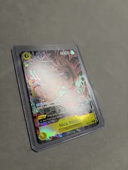 One Piece CCG OP09-107 Nico Robin Super Rare Foil Alt Art 6000 Power Mint - Image 2
