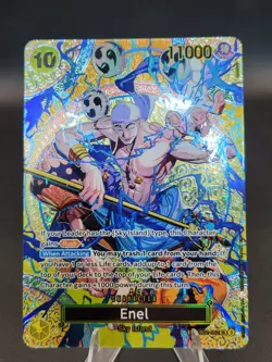 One Piece Enel EB02-052 Adventures on Kami's Island Gold SP English Pack Fresh - Image 1