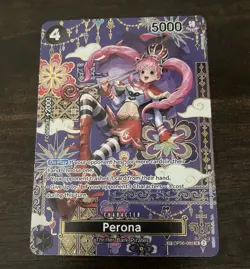 One Piece Perona OP06-093 OP14 SP English Alt Art The Azure Sea's Seven - Image 1