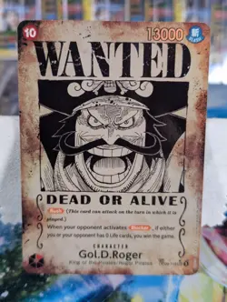 Gol.D.Roger OP09-118 SP Wanted Poster OP09-118 Carrying On His Will Foil NM 🔥 - Image 1