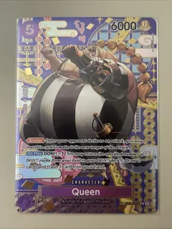 One Piece TCG Queen ST04-005 SP Parallel OP08 Two Legends English Edition - Image 1