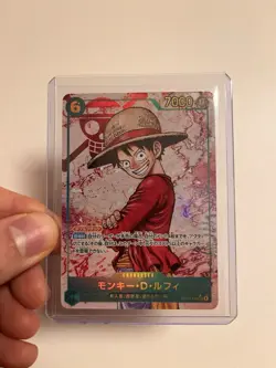 OP13-118 One Piece Monkey D. Luffy SEC AA japanese booster fresh in toploader - Image 1