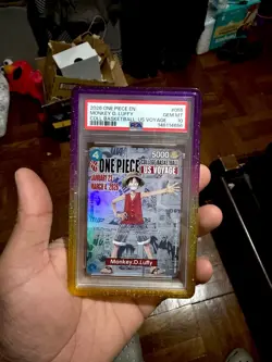One Piece PSA 10 Monkey D Luffy Promo 2026 P-055 College Basketball English - Image 1
