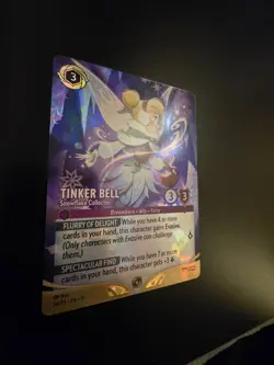 Disney Lorcana Tinker Bell - Snowflake Collector Store Championship 34/P3 - Foil - Image 3