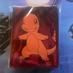 Pokemon TCG 65x Sealed Charmander Obsidian Flames ETB Card Sleeves - Image 1