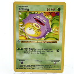 Pokemon Koffing 51/102 1st Edition Shadowless Base Set Card Unplayed Near Mint - Image 1