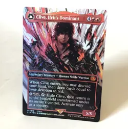 MTG Clive, Ifrit's Dominant - Borderless Foil - Final Fantasy FIN NM - Image 1