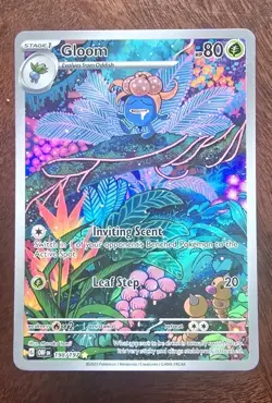 Pokemon TCG Gloom Sv03: Obsidian Flames Holo Illustration Rare Card 198/197 - Image 1
