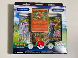 Pokemon GO Box Squirtle Charmander Bulbasaur Promo Cards Booster Packs Pins 2022 - Image 5