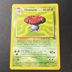 Pokemon Vileplume Jungle Rare Regular English 31/64 1999 Card - Image 1