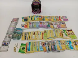 Pokemon Trading Card Bundle Job Lot With Eternatus Storage Tin TCG Collectable - Image 1