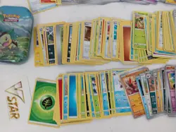 Pokemon Trading Card Bundle Job Lot With Eternatus Storage Tin TCG Collectable - Image 2