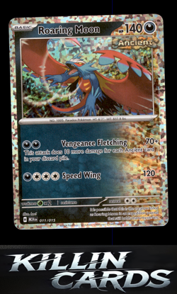 Roaring Moon 011/015 Pokemon Promo McDonald's Promos 2024 Card NM - Image 1