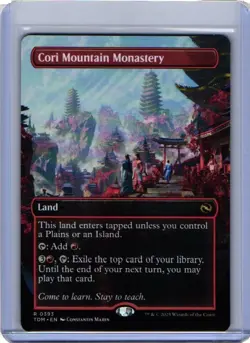 Cori Mountain Monastery (Borderless) Tarkir: Dragonstorm Regular - Image 1