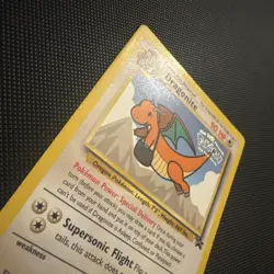 Pokemon TCG Dragonite 5 WOTC WB Movie Black Star Promo Stamped Pokemon Card - MP - Image 2