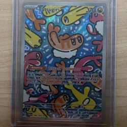 Pokemon Tatsugiri 186/167 Sv06 Twilight Masquerade Illustration Rare Holo 70HP - Image 1