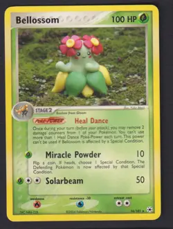 Bellossom 16/101 Rare Hidden Legends Pokemon LP Yuka Morii - Image 1