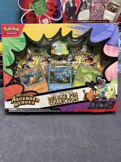 Pokemon TCG Ascended Heroes Deluxe Pin Collection Box NEW- FACTORY SEALED - Image 1