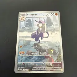 Mienshao 134/086 Pokemon SV: White Flare Illustration Rare Holo 2025 NM - Image 1
