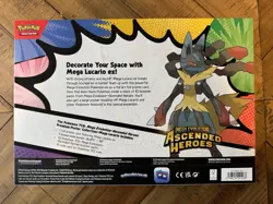 Pokemon TCG Mega Evolution Ascended Heroes Poster Box Mega Lucario - Image 2
