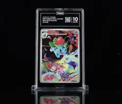 2025 Pokemon TCG Mega Ivysaur Japanese- TAG GEM MINT 10 - Image 1