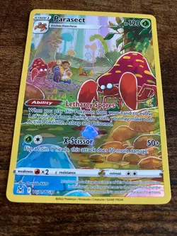 Parasect Trainer Gallery Ultra Rare - TG01/TG30 - Lost Origin Pokemon 2022 - Image 1