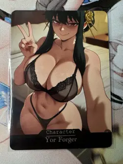 Yor Forger Spy X Family Goddess Story Waifu Anime Custom Card - Image 1