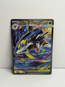 Pokemon Mega Sharpedo EX 127/094 Rare Special Illustration – Phantasmal Flames - Image 1