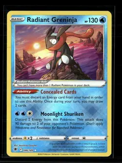 Pokemon 2022 Astral Radiance Radiant Greninja #46/189 - Image 1