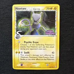 The Pokemon Company Mewtwo EX Delta Species Holon Phantoms 24/110 Rare Reverse … - Image 1