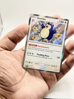 Pokemon TCG Snorlax 202/091 SV: Paldean Fates Shiny Rare FA Holo Eng 150 HP - Image 3