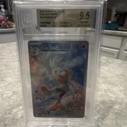 Pokemon Raboot Illustration Rare Holo 147/142 Stellar Crown 2024 Beckett 9.5 - Image 1