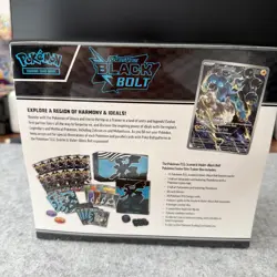 Pokemon TCG Black Bolt Elite Trainer Box ETB Pokemon Centre Edition Sealed - Image 2