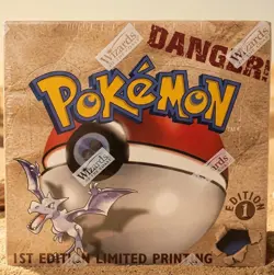 ORIGINAL | FACTORY SEALED | 1999 Pokemon Fossil 1st Edition Booster Box - Image 1
