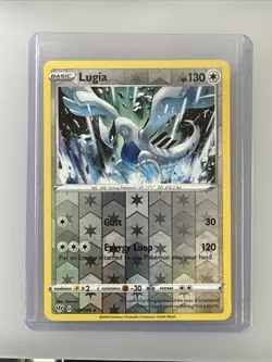 Lugia 140/189 SWSH03: Darkness Ablaze Rare Reverse Holo MP Pokemon TCG - Image 1