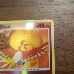 Pokemon TCG Ho-Oh Secret Wonders 10/132 Reverse Holo Rare Promo HP 90 2007 - Image 2