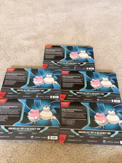 Pokemon TCG Snorlax Ex & Blissey Ex Special Collection Box Sealed Lot of 5 - Image 2
