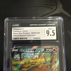 Pokemon TCG Charizard v SWSH260 Sword & Shield Promo CGC 9.5 - Image 2